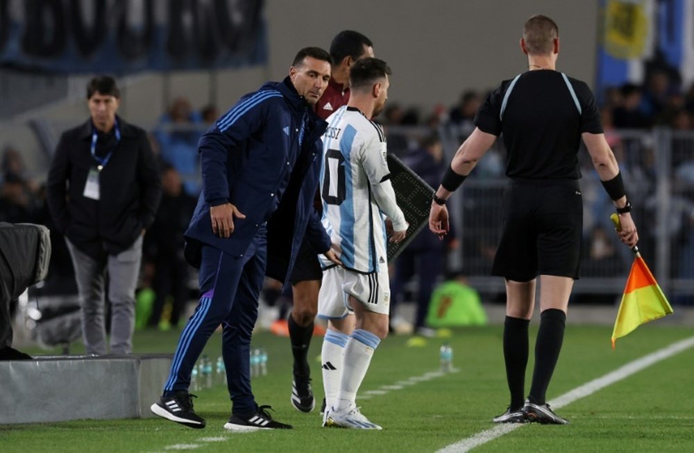Selon Scaloni, l'Argentine peut se passer de Messi. AFP