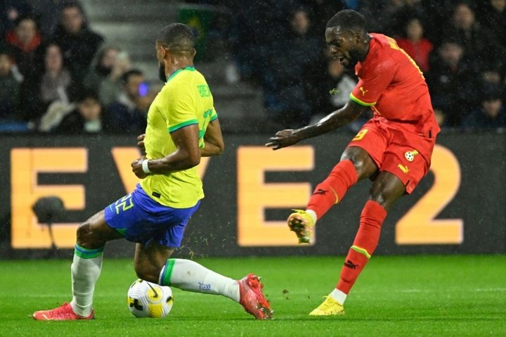 Iñaki Williams no olvida la ocasión ante Portugal. AFP