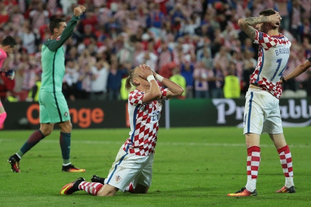 Domagoj Vida made his Croatia debut back in May 2010. AFP