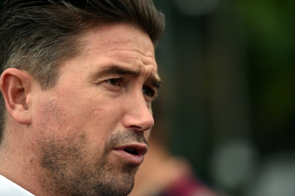 Harry Kewell was sent to the stands in his first match as Notts County manager. AFP