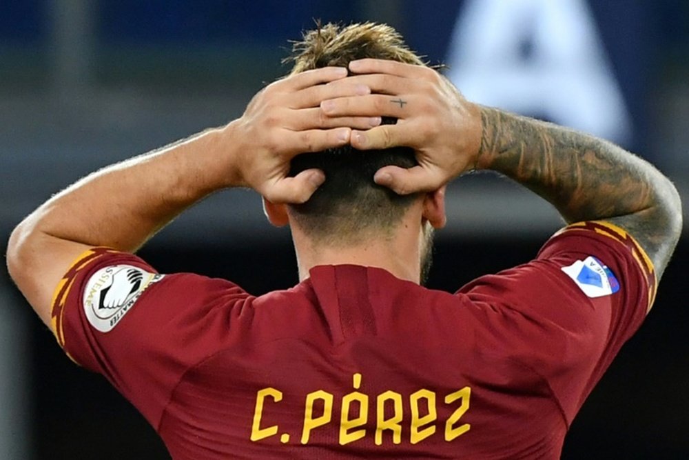 Carles Pérez no contenta a la Roma. AFP