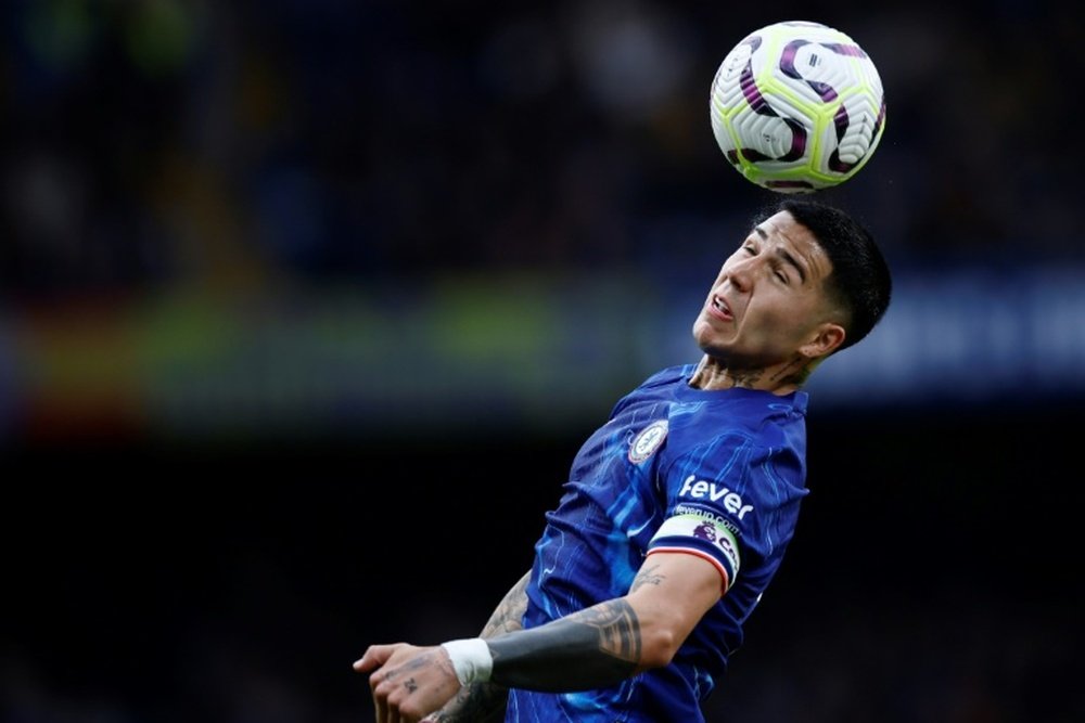 Enzo Fernandez is struggling to get game time under Maresca. AFP