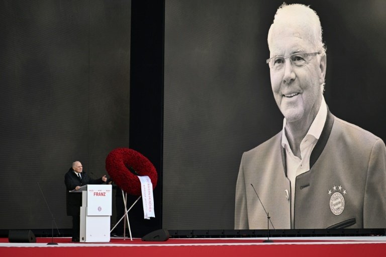 Beckenbauer passed away on 7 January. AFP