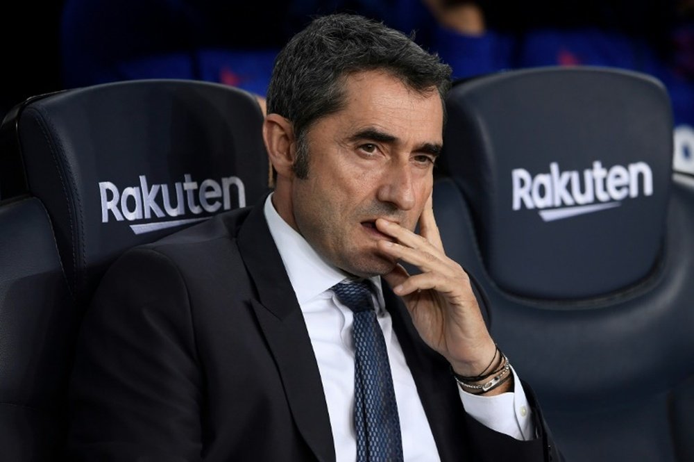Valverde se refirió a lo descontrolado que estuvo el partido. AFP