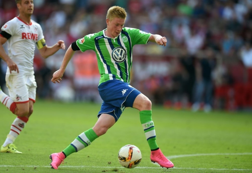 Manchester City have signed Belgian midfielder Kevin De Bruyne, pictured in action on Aug 22, 2015