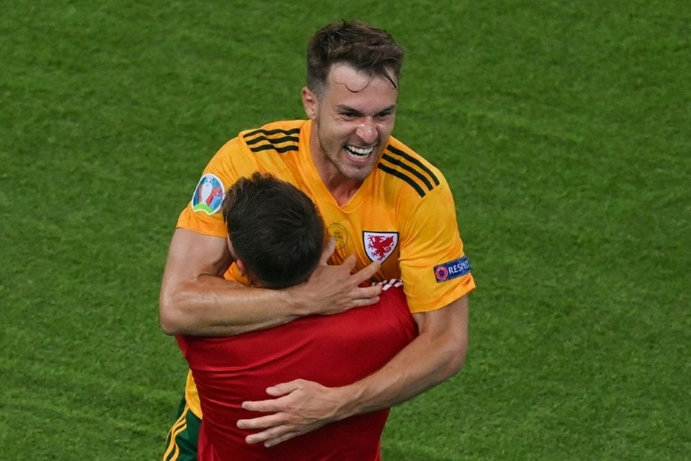 Ramsey cuajó una buena actuación ante Bielorrusia. AFP