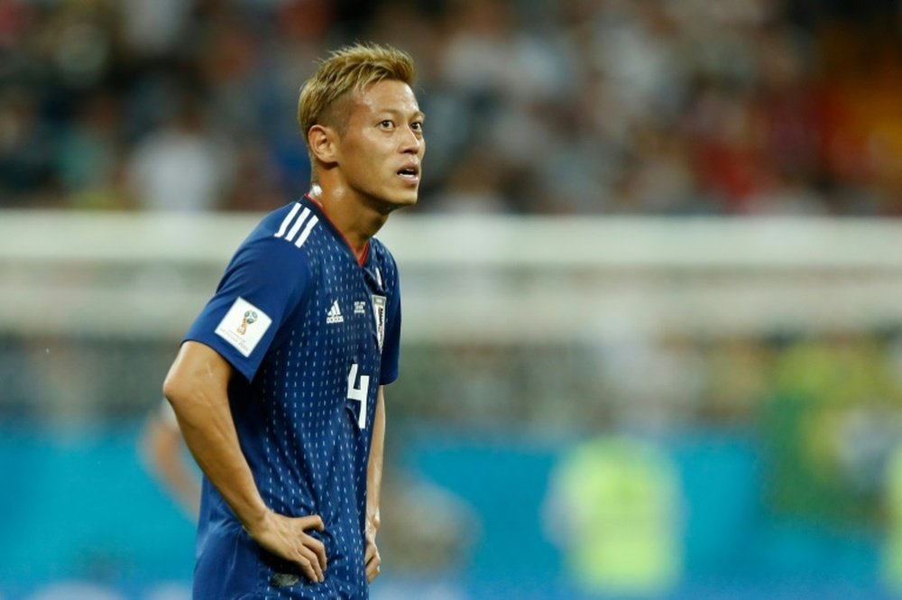 Keisuke Honda has recently decided to retire from international football. AFP