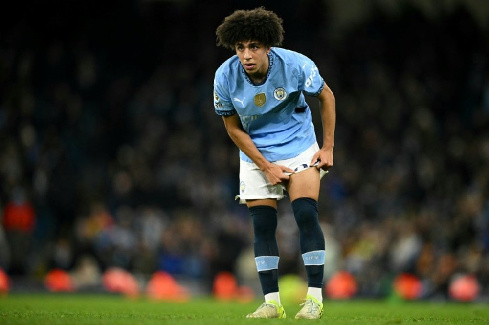Le défenseur de Manchester City Rico Lewis. AFP