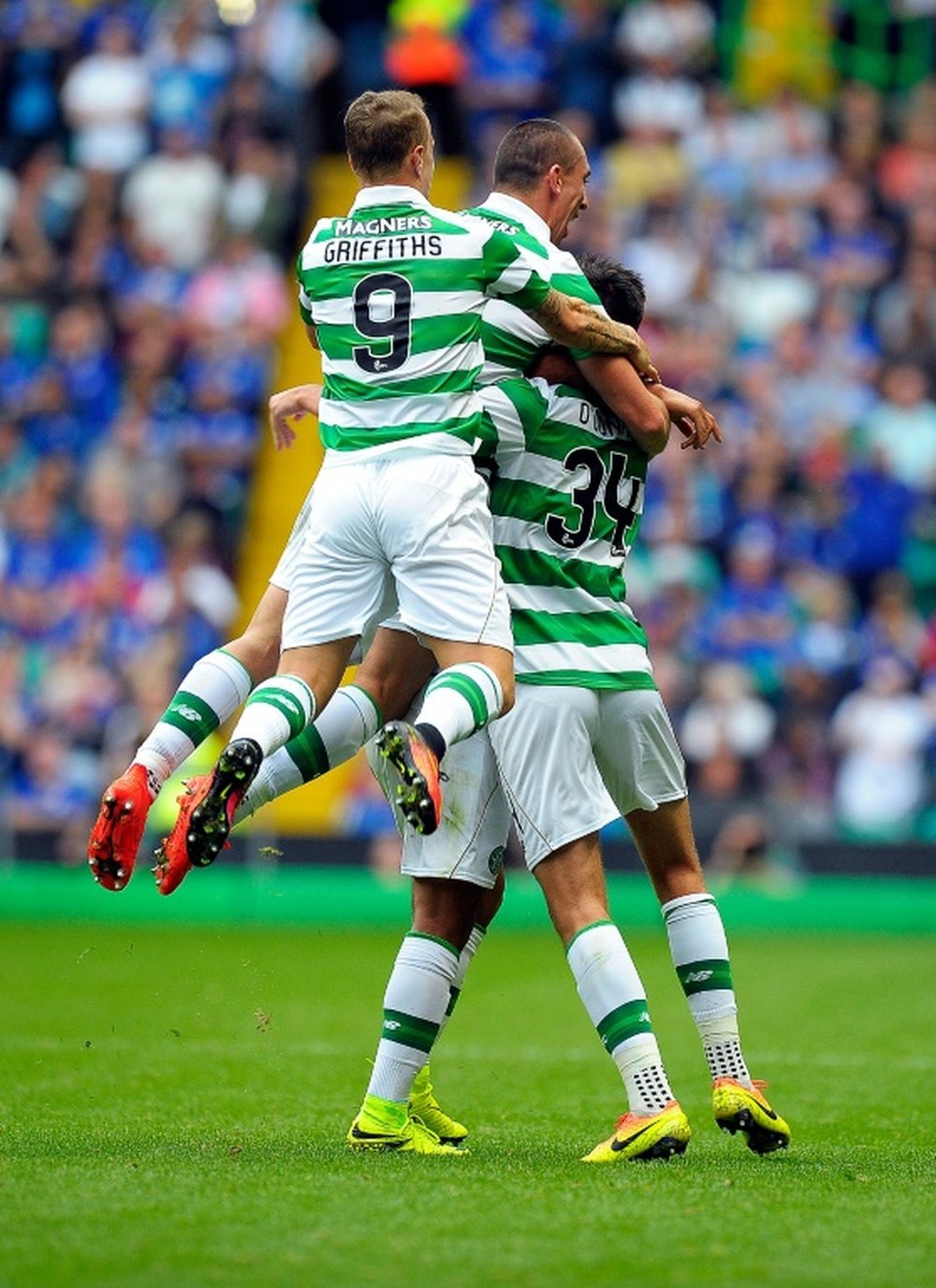 El Celtic puede dar por superado el trauma de la Champions. AFP