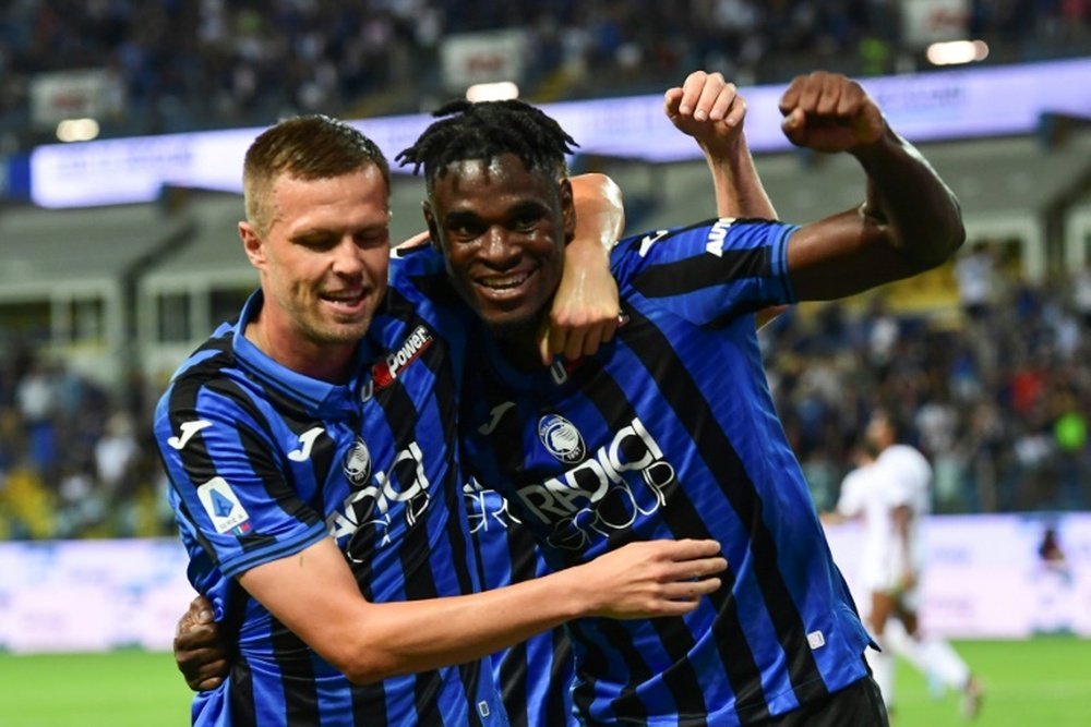 Duvan Zapata wants to continue on in Atalanta. AFP