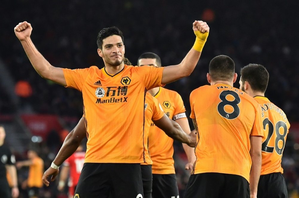 Raul Jimenez nel mirino di United e Juve. AFP