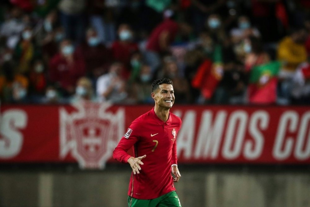 Cristiano Ronaldo scored twice from the penalty spot in the first half for Portugal. AFP