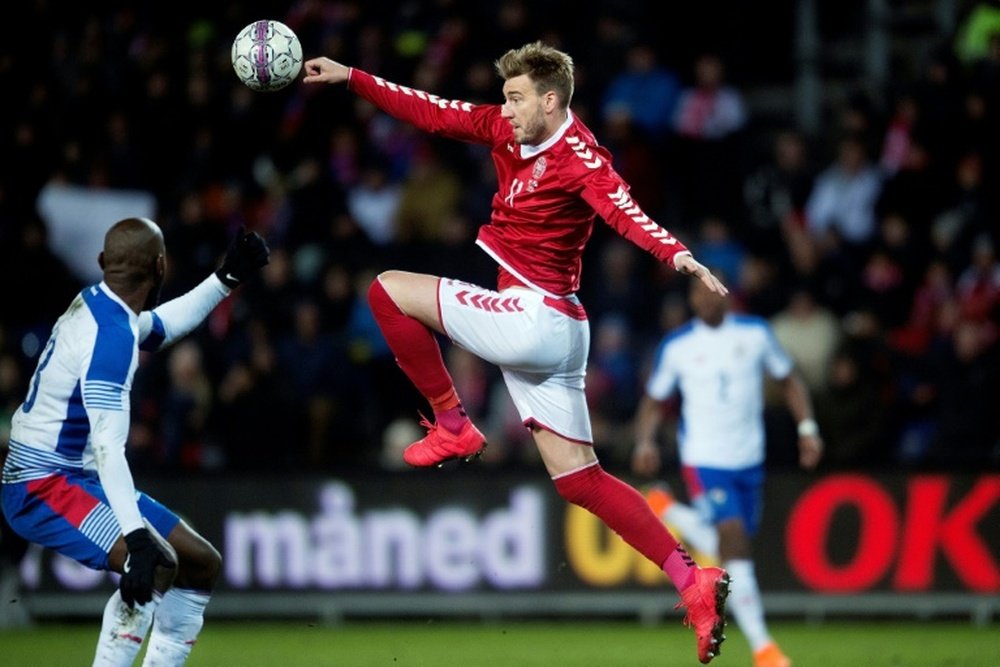 Nicklas Bendtner was allegedly involved in the incident on Sunday morning. AFP
