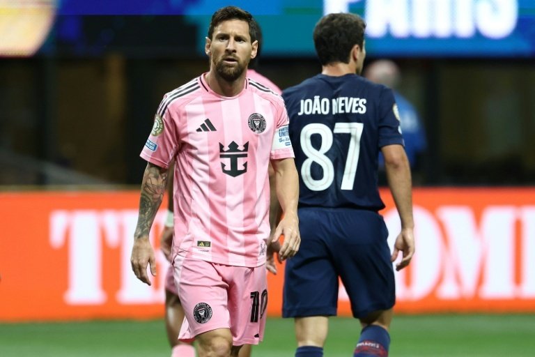 Messi was knocked out of the Club World Cup by PSG. AFP