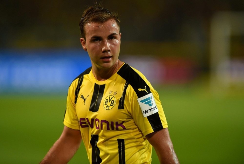 Mario Goetze will play his comeback for Dortmund on Saturday.