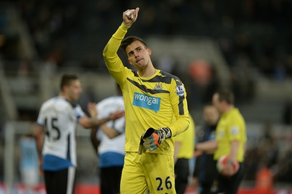 Darlow no tiene espacio en el Newcastle. AFP