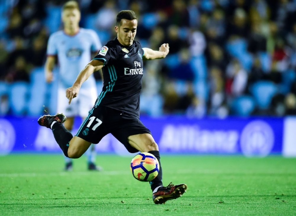 Lucas analizó el triunfo del Madrid. AFP