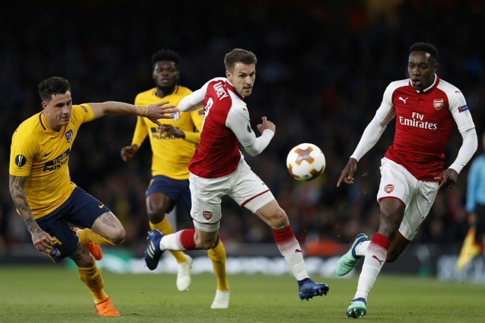 Aaron Ramsey lleva prácticamente toda su carrera en el Arsenal. AFP/Archivo