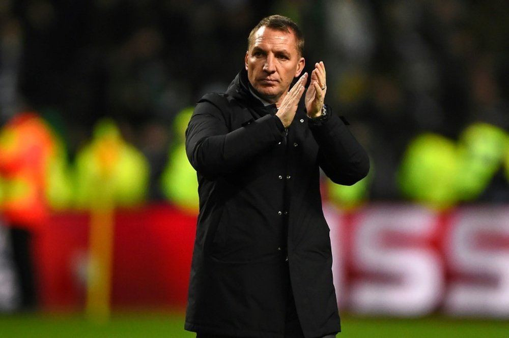 Celtic want to hold onto manager Brendan Rodgers. AFP