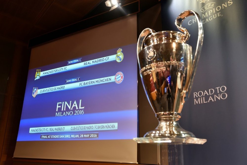 La Champions es el 'producto' estrella de la UEFA. AFP