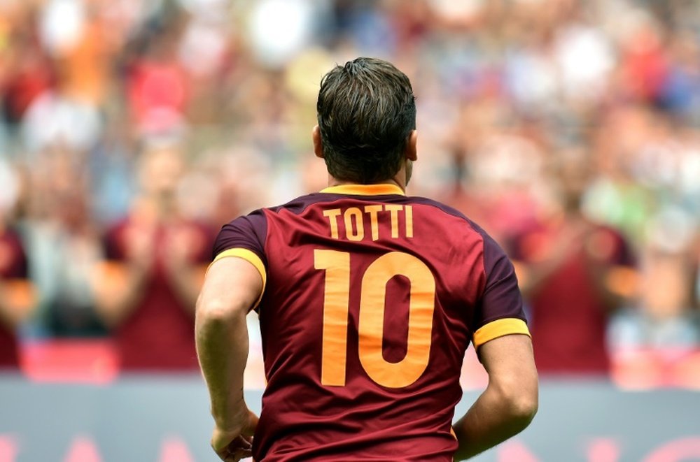 Totti no podrá disputar el enfrentamiento ante la Sampdoria. AFP