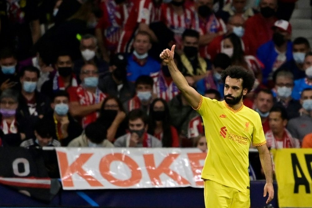 Salah garante que quer continuar no Liverpool. AFP