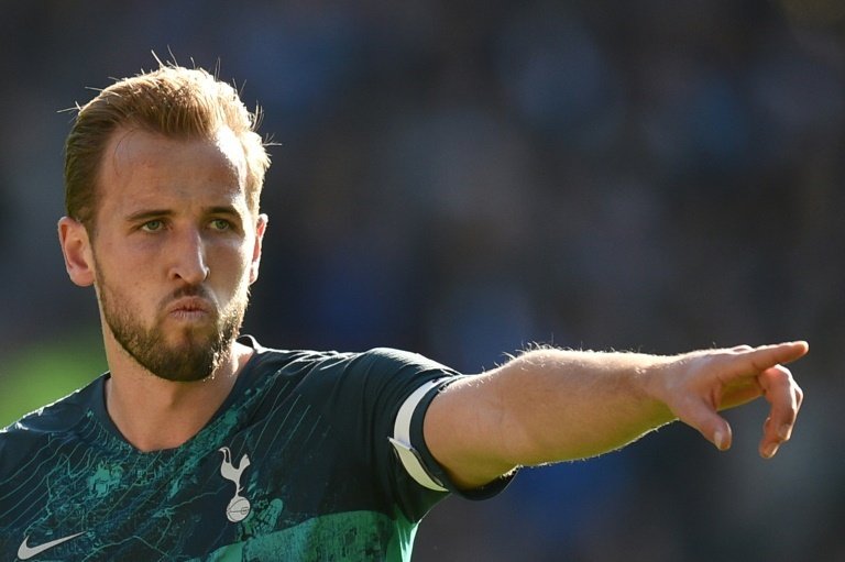 Tottenham's Harry Kane has been embroiled in a war of words with Cardiff boss Neil Warnock. AFP