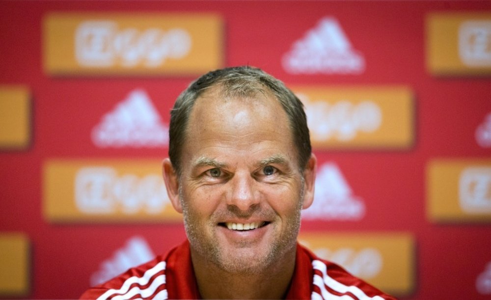 Frank de Boer will coach Crystal Palace for the first time against Huddersfield Town. AFP