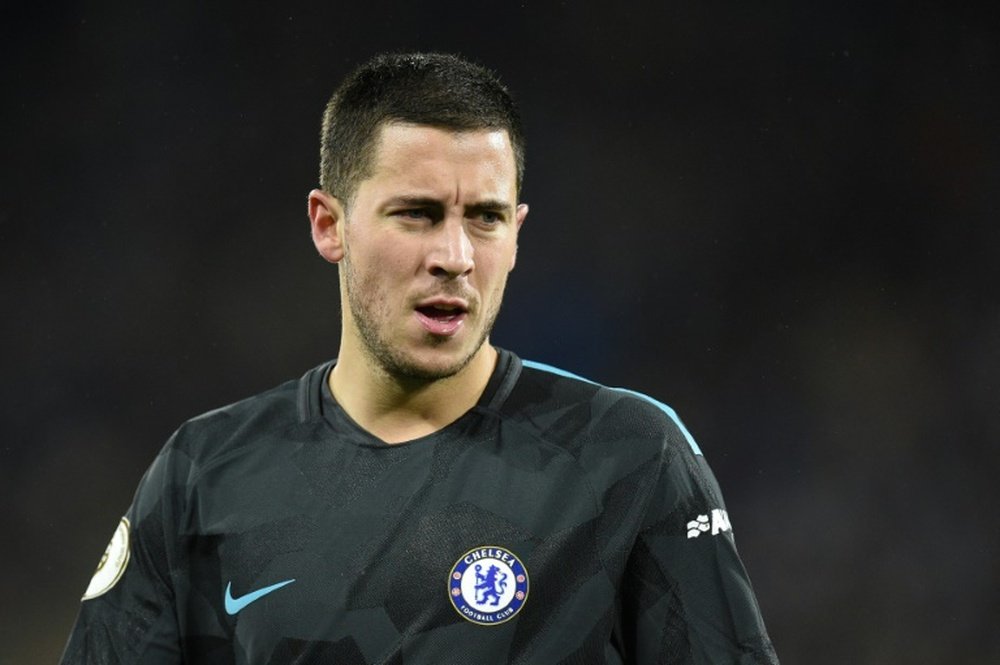 Hazard pode estar a caminho do Real Madrid. AFP