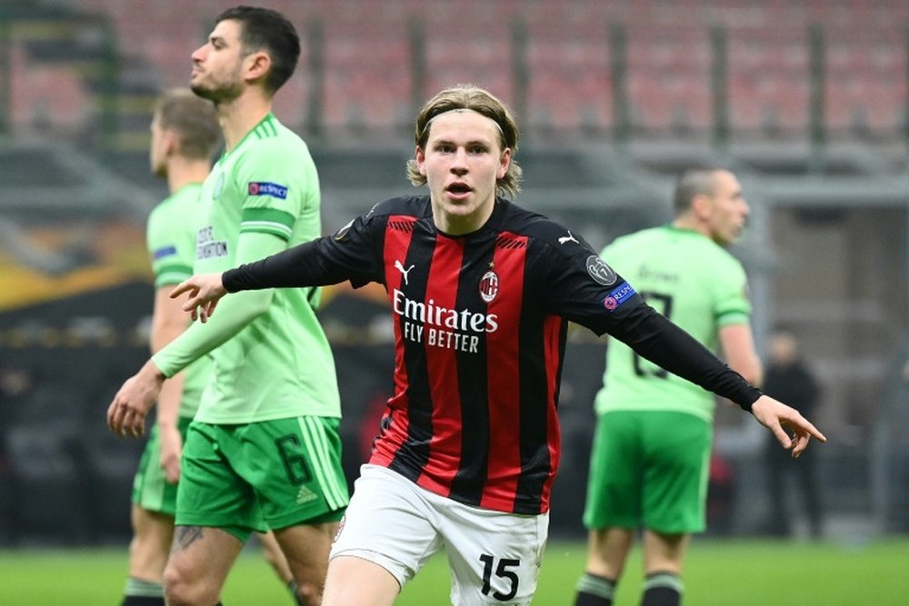 Eintracht have activated their purchase option on Hauge. AFP