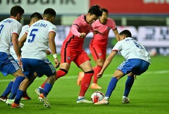 Corea del Sur derrotó a Chile. AFP