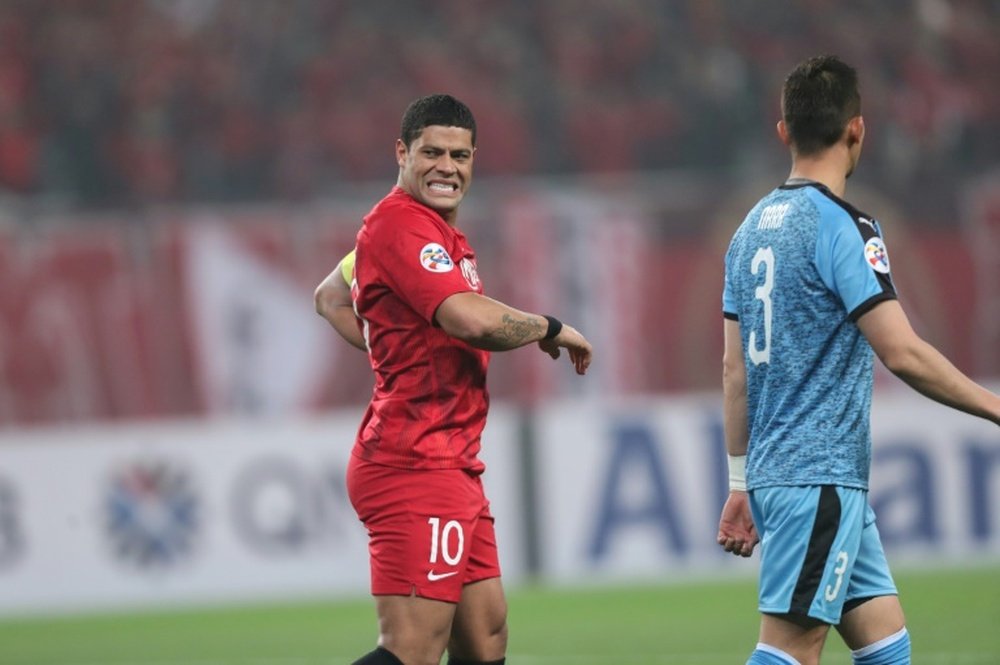 Hulk só pensa no futebol chinês. AFP