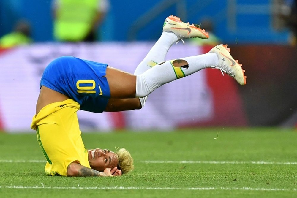 Neymar has got the last word, posting a video joking about his diving. AFP