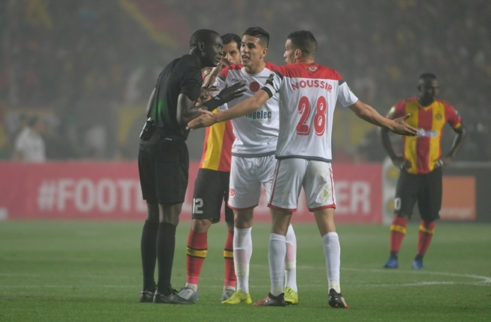 Wydad Casablanca left the field after their disallowed goal could not be reviewed. EFE