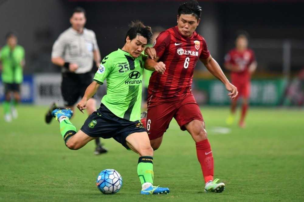 El Shangai SIPG visitará Corea del Sur para buscar un pase para las semifinales. AFP