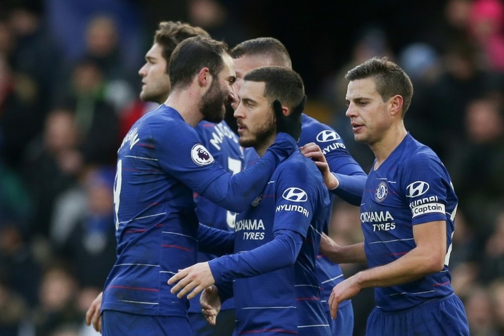 O Chelsea venceu o Fulham. AFP