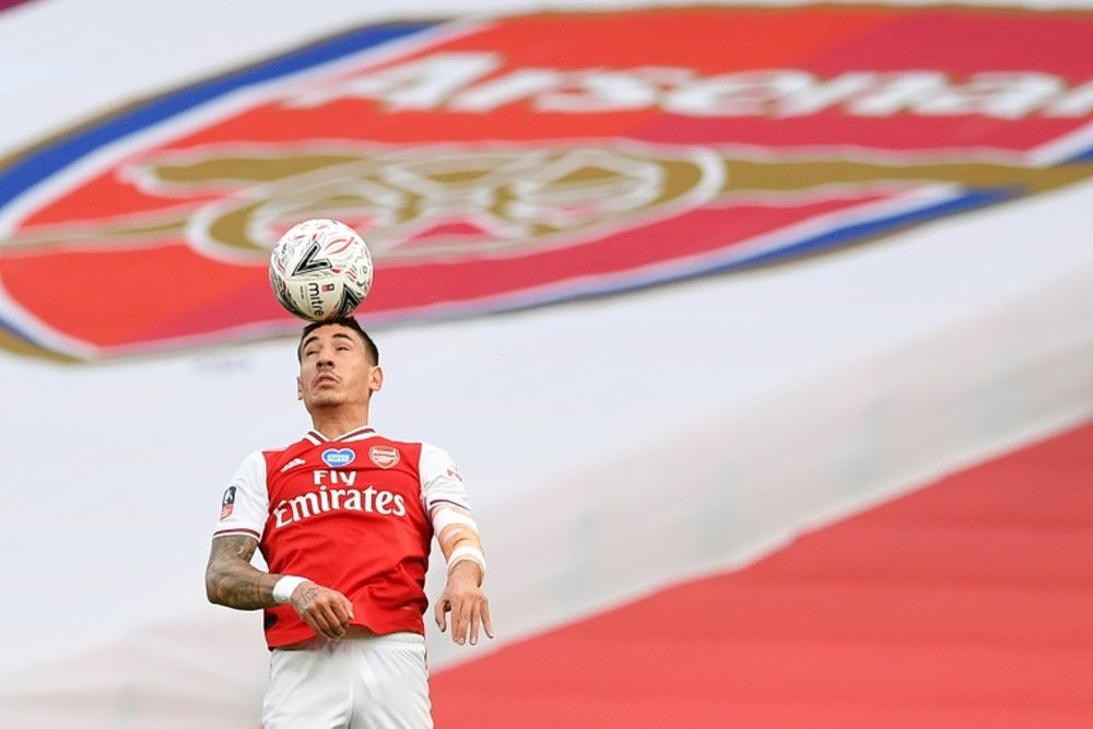 Bellerin has asked fans for more time. AFP