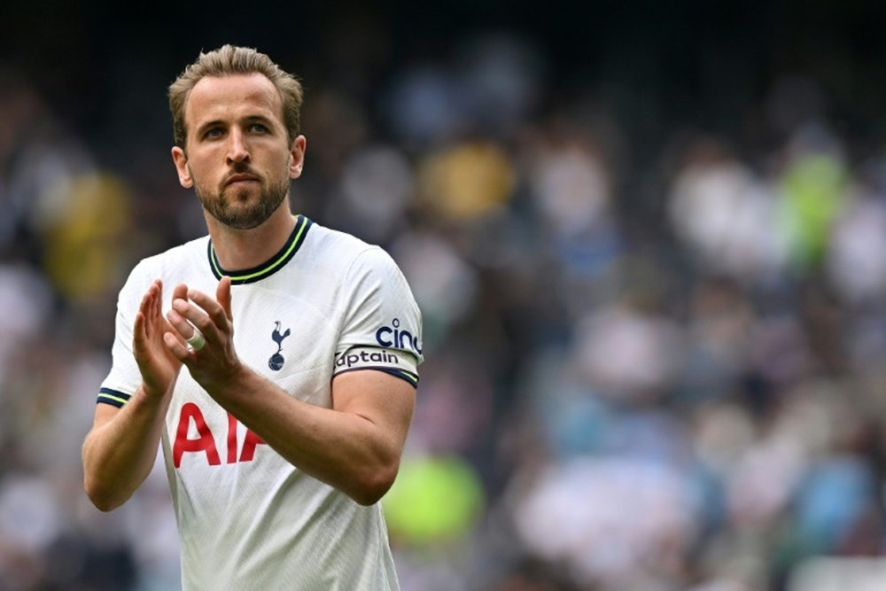 Tottenham's Harry Kane keeps breaking goalscoring records. AFP
