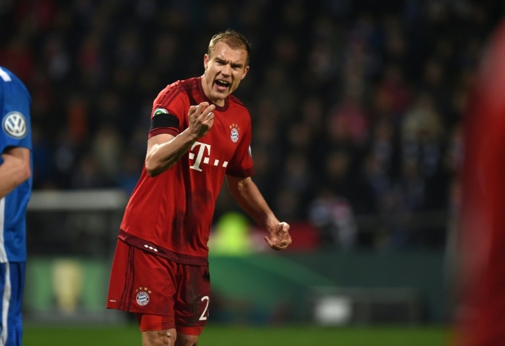 Le joueur du Bayern Munich, Badstuber lors d'un match de Bundesliga. AFP