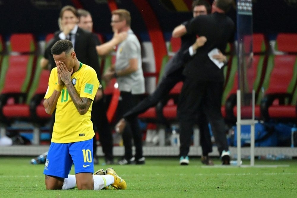 Neymar a échoué. AFP