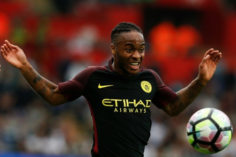 Sterling ne joue pas beaucoup depuis le début de la saison de Premier League. AFP