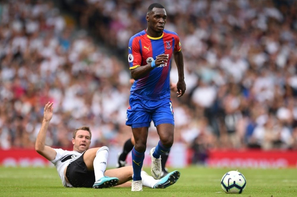 Christian Benteke is on the road to recovery. AFP