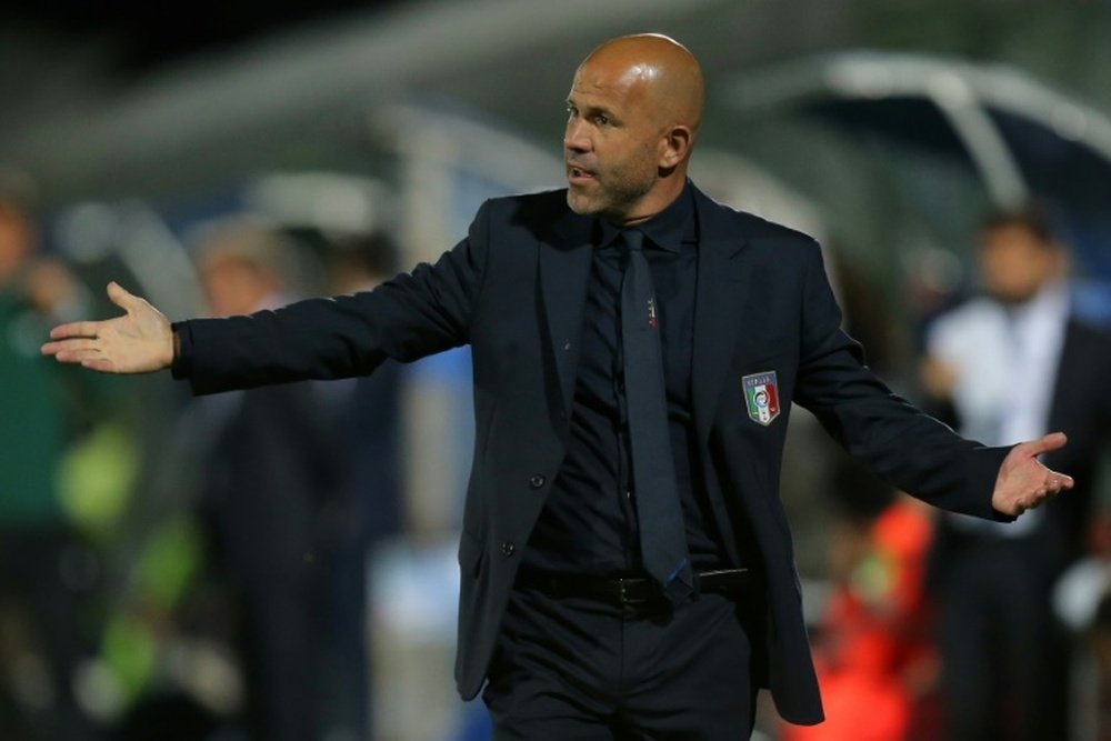 Di Biagio is in temporary charge of the 'Azzurri'. AFP