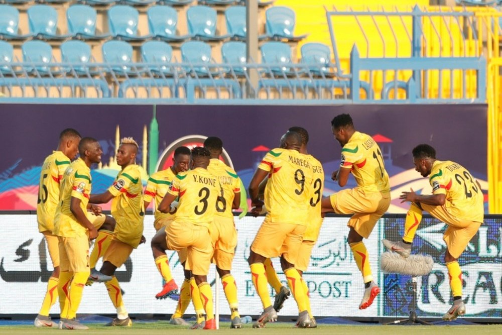 Mali clasificó a octavos de final. AFP