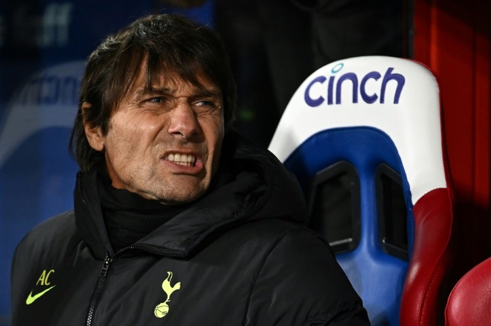 It was a bad day at the office for Antonio Conte's Tottenham. AFP