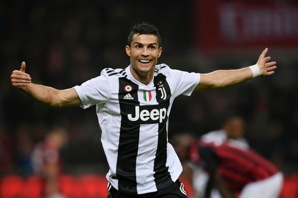Cristiano Ronaldo revient sur son but à Milan. AFP