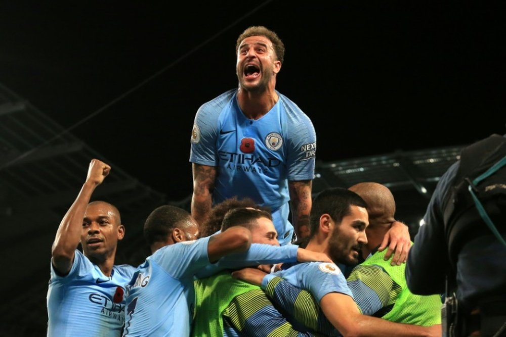 Manchester City proved their class with a 3-1 victory over rivals United. AFP