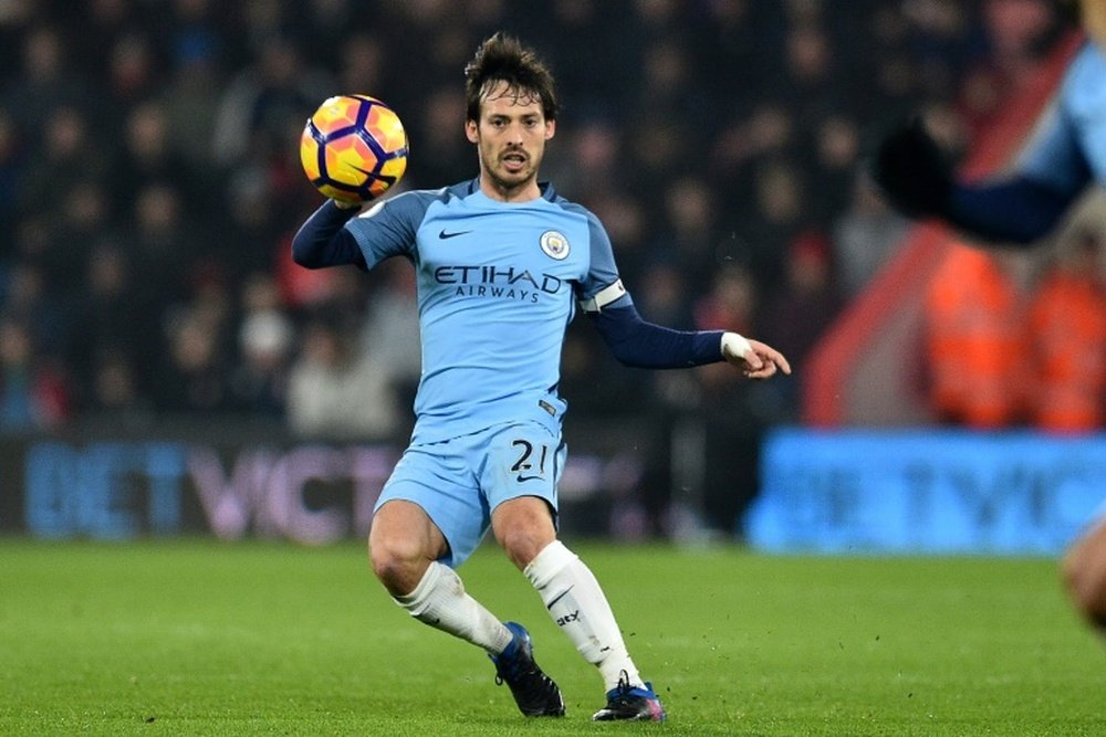 David Silva has adapted seamlessly to an unfamiliar role. AFP