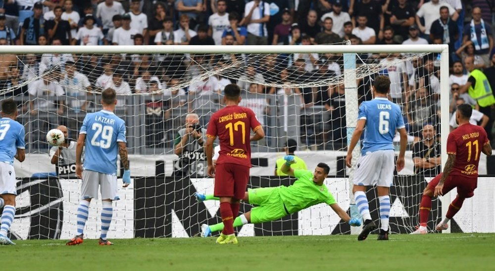 Le probabili formazioni di Lazio-Roma. AFP