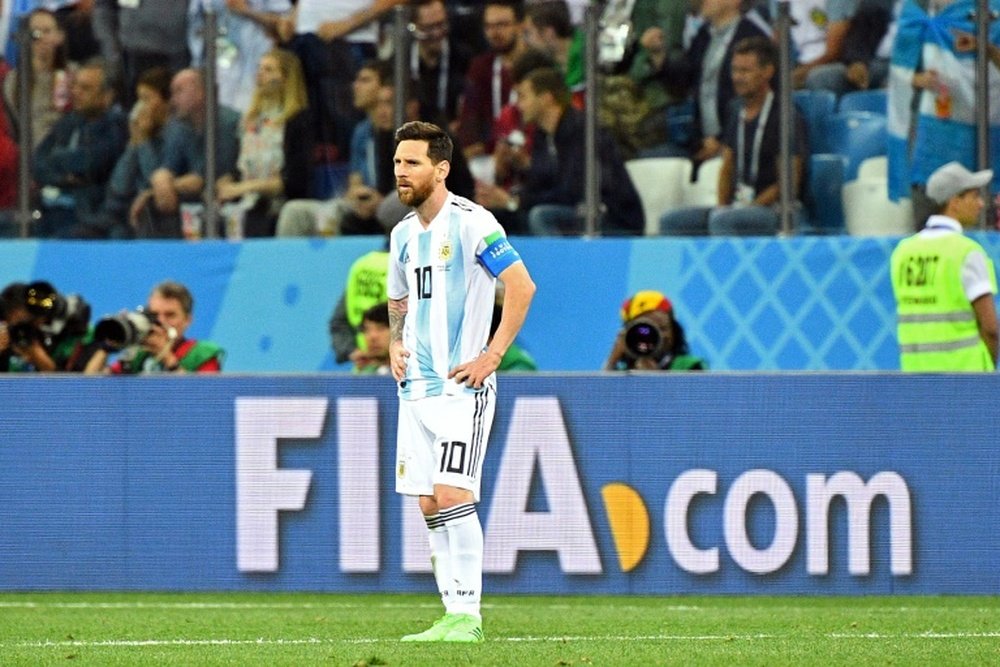 Messi failed to sparkle once again on Thursday. AFP